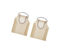 BATHVEVE Borsa Contenitore da Appendere 2 Pezzi in Dacron Pvc per Verdure