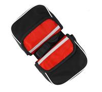 BATHVEVE Borsa da Manubrio per Bicicletta in Poliestere Rosso, Non Deformabile e Facile da Trasportare, per Ciclismo su Strada e Mountain Bike