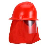BATHVEVE Casco Sicurezza Ventilato Per Vigili Del Fuoco, ABS Stampato A Iniezione, Leggero, Protezione Per Situazioni Di Incendio
