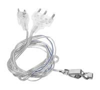 BATHVEVE Cavo per Scherma Trasparente in Alluminio Morsetto Manuale, Filo di Recinzione Multifunzionale Leggero per Allenamento e Competizioni, Attrezzatura per Scherma Adulti