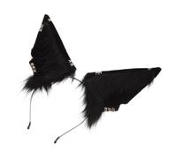 BATHVEVE Cerchietto Orecchie Di Coyote Cerchietto in Peluche Soffice Accessorio Decorativo Per Capelli Articoli Per Feste Fascia Per Cosplay