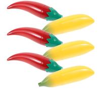 BATHVEVE Contenitori Mini a Forma Frutta 6pcs per Aghi e Utensili Organizer per Cucito in Plastica Design Colorato (Banana e)