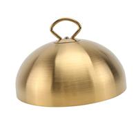 BATHVEVE Copertura per Alimenti in Acciaio Resistente Pallone Color Oro Protezione Antispruzzo per Bistecche e Verdure al Vapore Coperchio Non Magnetico per Cucina Professionale