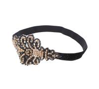 BATHVEVE Copricapo Flapper Vintage Anni 20 Strass, Fascia Per Chioma Decorativa, Accessorio Per Feste Costumi e Spettacoli in Stile Anni Venti
