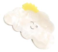 BATHVEVE Creative Hair Clips Acetate Claw Clip Cloud Shape Durable Hair Accessory For Women Casual And Work Use