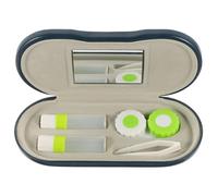 BATHVEVE Custodia Rigida per Occhiali da Donna Doppio Scomparto, Porta Lenti Delicata Portatile Protezione Anti-perdite, Astuccio Compatto per Occhiali da Esterno e Accessori, per Viaggi