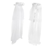 BATHVEVE Fascia Capelli Bambina Con Velo e Corona Di Accessorio Elegante Per Comunione Matrimoni e Feste Leggera e Resistente Adatta Bambine e Ragazze