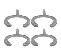 BATHVEVE Ganci a Facili da Installare Vintage in Ghisa Set da 4 Decorativi e Rustici per per Casa e