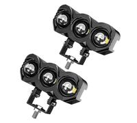 BATHVEVE Luci LED per Bicicletta e Veicolo Elettrico, Esterne Certificazione Ip68, Corpo in Alluminio e Pc, Migliorano la Sicurezza Fuoristrada e Urbana