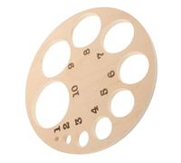 BATHVEVE Modello di Dilatazione Cervicale in Legno per Simulazione Parto, Strumento Didattico Beige che Mostra Chiaramente Processo di Nascita, per Istituti di Formazione Ostetrica