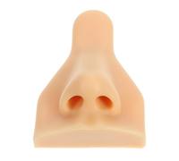 BATHVEVE Modello di Naso in Silicone per Piercing, Simulazione Facciale Flessibile, Pratica Professionale per Formazione e Dimostrazione Didattica, Colore Pelle Chiara, Compatto e
