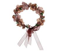 BATHVEVE Mori Bridal Wreath Giarrettiere Per Le Spose Addio Al Nubilato Madre Della Sposa Vestaglia Fasce Per Per Donne Vestaglia Damigella D'Onore Copricapo Da Damigella