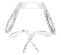 BATHVEVE Naselli Antiscivolo in Plastica Rigida e 4 Occhiali per Trasparenti Supporto a U Aumentare Altezza e Ridurre Naso