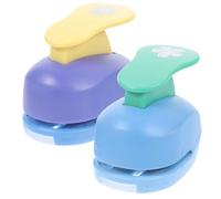 BATHVEVE Perforatrice per Carta 2 Pezzi in Plastico Forme Diverse per Diy, Stimola Immaginazione ed Esercita Mani e Cervello, per Scuola e Decorazioni Stili multipli