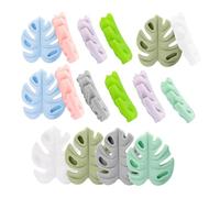 BATHVEVE Protezioni per Punte Ferri da Maglia in Silicone 16 Pezzi Colorate, Cappucci per Aghi Leggeri e Flessibili, Accessori per Maglieria Fai da Te, per Lavori a Uncinetto e Uso