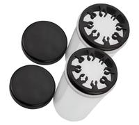 BATHVEVE Pulitore per Pennelli e Vaschetta per Pulizia Rapida 2 Design Rimovibile in Plastica Accessorio Portatile per Pennelli Nail Pittura