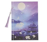 BATHVEVE Quaderno Cinese A5 Decorativo Copertina Stile Tradizionale, Taccuino Leggero e Compatto per Appunti Quotidiani, Blocco Note Resistente per Lavoro e Scrittura Creativa