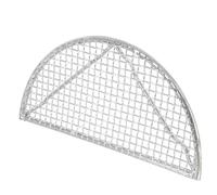 BATHVEVE Rete per Fritti in Acciaio Inossidabile Giapponese, Rete Mezza Tonda Resistente e Diffusione Uniforme del Calore, per Ristorante Sushi