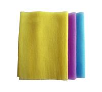 BATHVEVE Set 4 Pezzi Panno Scrub Corpo in Nylon per Esfoliazione e Pulizia, Asciugamano da Bagno per Rimuovere Sudore, Morbido e Non Danno alla Pelle, per Doccia e Sauna Colore Casuale