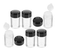 BATHVEVE Set 6 Scatole Vuote Per Cipria Piccole 3g, Contenitori Per Polvere Libera in Plastica Robusta, Per Accessori Da Viaggio e Conservazione Makeup