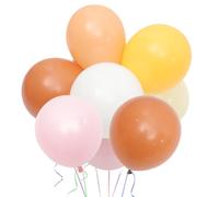 BATHVEVE Set da 9 Pezzi di Palloncini Margherita in Lattice per Feste, Decorazioni per Fidanzamenti e Lauree Materiale a Rete Resistente Colore Casuale
