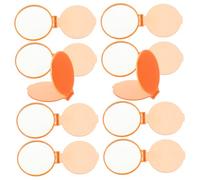 BATHVEVE Specchio per Trucco Rotondo Pieghevole in Plastica 24 Pezzi, Design Liscio e Portatile, per Ragazze e Professionisti del Makeup Colore Casuale