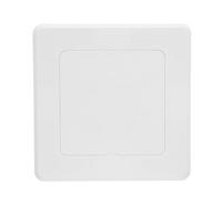 BATHVEVE Sportello di Accesso in Plastica ABS 200x200 mm, Pannello Autoadesivo per Parete e Soffitto, Copertura per Impianti di Servizio, per Uffici e Ambienti Residenziali, Bianco