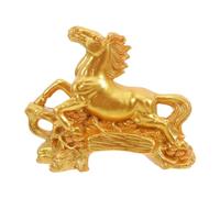 BATHVEVE Statuetta Di Cavallo Dello Zodiaco, Scultura in Resina Feng Shui, Miniatura, Ornamento Per Cruscotto Auto, Statua Decorativa Di Cavallo, Animale Da Collezione, Arte Per La Casa.