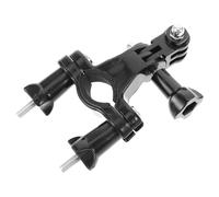 BATHVEVE Supporto Compatibile Motoristici e per Moto Ciclismo Sport con Telecamera in Abs, Set Staffe per Manubrio e Roll Bar, Leggero e Resistente da Bici