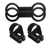 BATHVEVE Supporto per Boccaglio Riutilizzabile 4 Pezzi, Ferma-Cinturino per Maschera da Snorkeling in Silicone, Blocco Flessibile per Tubo Snorkeling Leggero e Portatile per Immersioni
