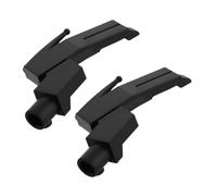 BATHVEVE Supporto per Puntina Giradischi in Plastico, Staffa per Stilo Cartuccia 2 Pezzi, Accessorio per Componenti Fonografo, Riduce Vibrazioni, Design Retro Nero per Giradischi Vinile
