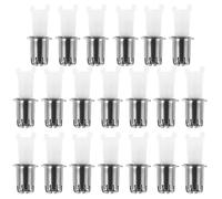 BATHVEVE Testine di Ricambio per Tagliacapelli Naso 20 Pezzi, Lame Sostitutive Impermeabili Meccanismo Anti-pizzicamento, Accessori per Rifinitore Peli Naso Uomo Adatte alla Maggior Parte