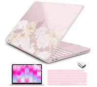 Batianda Custodia per MacBook Neo da 13 pollici modello A3404, modello A3404, arte astratta ultra sottile con copertura per tastiera, protezione schermo e adattatore USB, pacchetto di accessori