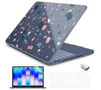 Batianda Custodia per MacBook Neo da 13 pollici modello A3404 versione 2026, guscio rigido ultra sottile con copertura per tastiera, protezione schermo e adattatore USB, pacchetto di accessori per