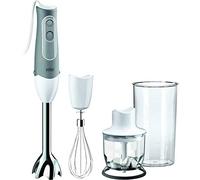 Batidora de inmersion braun MQ 525 0.6L 600w 2 velocidades gris blanco MQ525