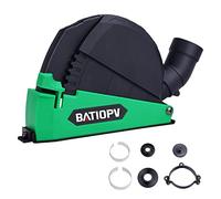BATIOPV Cuffia Aspirazione con Slitta 115/125 mm, per un taglio diamantato senza polvere
