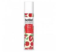 Batist Shampoo Secco Sweet Berry, Shampoo a secco con profumo di ciliegia e frutti rossi, Shampoo secco profumato per acconciature e messe in piega, per tutti i tipi di capelli, 200 ml, Made in Italy