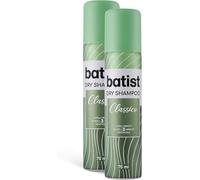 Batist Classico, Shampoo a secco ravvivante per capelli perfetti in soli 3 minuti, senza acqua, Shampoo secco adatto a tutti i tipi di capelli, 2x75 ml, Made in Italy