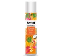 Batist Shampoo Secco Tropical, Shampoo a secco con profumazione esotica al cocco e frutto della passione, Shampoo secco per acconciature e messe in piega, per tutti i capelli, 200 ml, Made in Italy