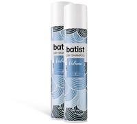 Batist Shampoo Secco Volume, 2 x 200 ml | Capelli puliti e leggeri in 3 minuti, Con amido di riso, Effetto volumizzante, Non lascia residui, Made in Italy