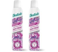 Batiste Batiste Hair Care Shampoo secco 24H Fresh 200 ml, senza risciacquo, spray per la cura dei capelli con profumo rinfrescante, tecnologia Touch Activated, vegano e invisibile (Confezione da 2)