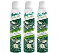 Batiste Naturally - Shampoo secco al latte di cocco e canapa, shampoo secco per rinfrescare e acconciare i capelli crespi, senza risciacquo, vegano, con estratti naturali al 100%, 200 ml (confezione