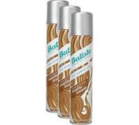 Batiste, shampoo a secco Beautiful Brunette con un tocco di colore per capelli bruni, capelli come appena lavati, prodotto ideale per tutti i tipi di capelli, confezione da 3 flaconi 2+1, ognuno da 200 ml