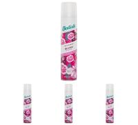 Batiste, shampoo secco in fard, 200 ml, fragranza floreale e provocante, spray senza risciacquo per rinfrescare i capelli tra un lavaggio e l'altro (la confezione può variare) (Confezione da 4)