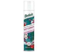 Batiste Shampoo Secco, Sweet Summer, Rinfresca i Capelli e dona Volume, Profumo Monoi, Noce di cocco e Vaniglia, assorbe il Sebo in eccesso, senza risciacquo, 200 ml