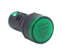 BATIVFLUG Strumenti compatibili con 1 pz 12V 24V 110V 220V 380V 22mm Pannello Montaggio LED Indicatore di Alimentazione Spia Lampada Segnale Pilota AD16-22 Rosso Blu Bianco Verde Giallo(Green,24V)