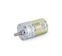 BATIVFLUG Strumenti compatibili con GB37RG Motoriduttore DC 12V/24V 24rpm 5/10/20/30/50/60/85/100/150RPM velocità 37MM Motoriduttore Fuori ASSE(20rpm)