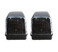 BATLAM 2 Pz LED Luce Cabina Tetto Indicatore di Direzione Lampada di Segnalazione Superiore 1623726 24V per Volvo FH FM Truck,Bianca