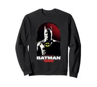 Batman 1989 Archway Gotham City Felpa, Unisex per Adulti, Nero, XL
