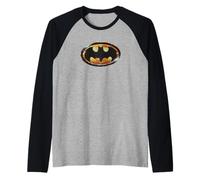 Batman (1989) Batman Shiny Logo Maglia con Maniche Raglan